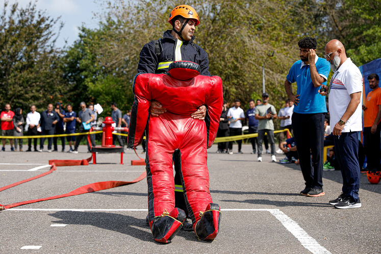 ششمین دوره ارزیابی آمادگی عملیاتی - تخصصی آتش‌نشانان وزارت نفت