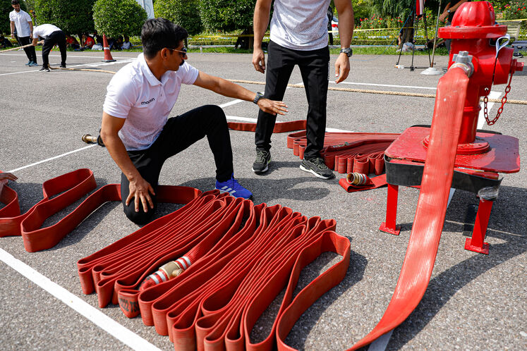 ششمین دوره ارزیابی آمادگی عملیاتی - تخصصی آتش‌نشانان وزارت نفت