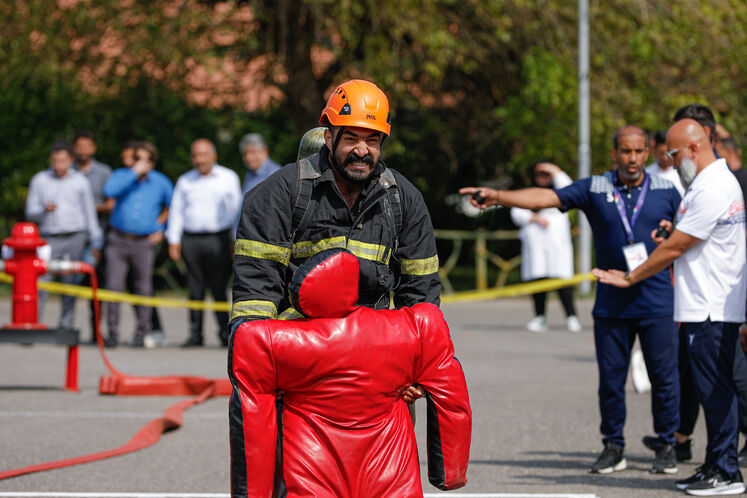 ششمین دوره ارزیابی آمادگی عملیاتی - تخصصی آتش‌نشانان وزارت نفت