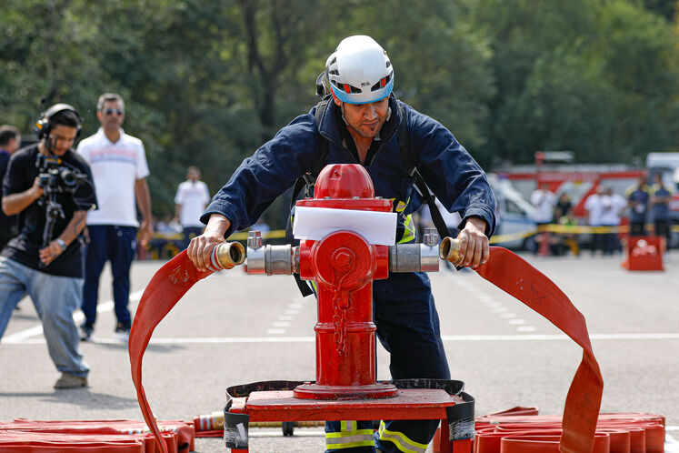ششمین دوره ارزیابی آمادگی عملیاتی - تخصصی آتش‌نشانان وزارت نفت