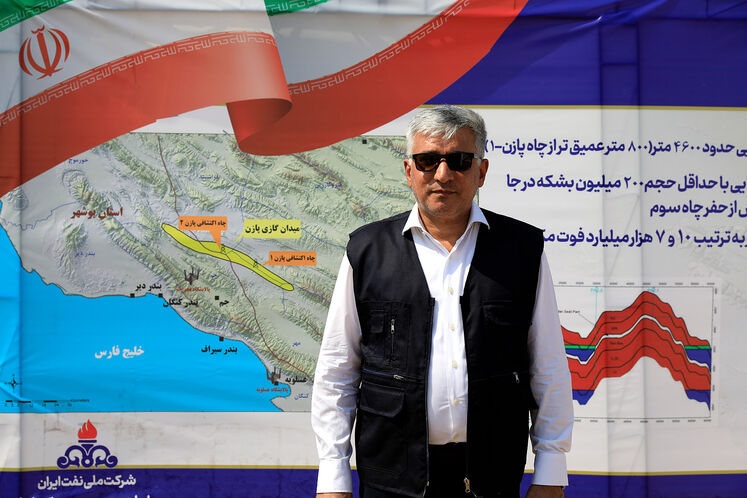 سیدمحی‌الدین جعفری، مدیر اکتشاف شرکت ملی نفت ایران