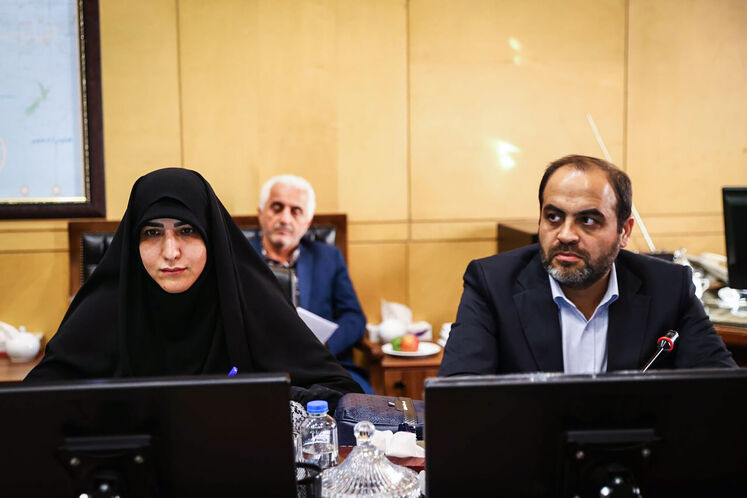 محمد رستمی و زینب قیصری اعضای کمیسیون صنایع و معادن مجلس شورای اسلامی