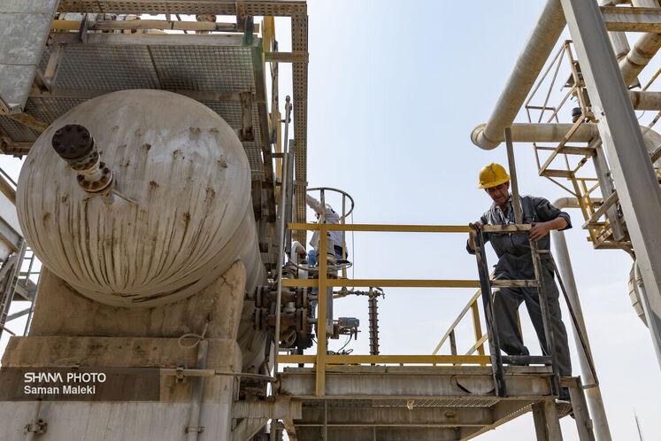 تعمیرات اساسی در مرکز جمعآوری گازهای همراه