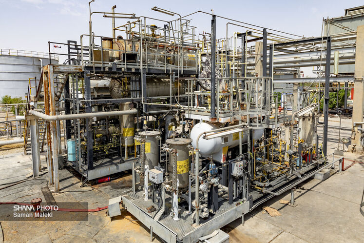 تعمیرات اساسی در مرکز جمعآوری گازهای همراه