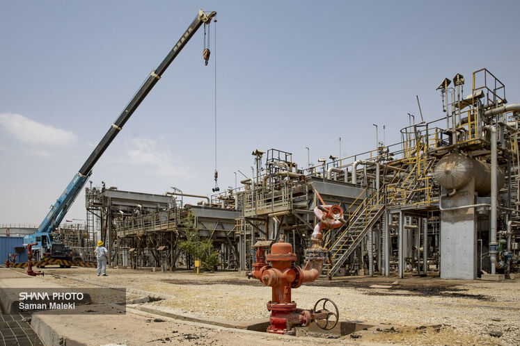 تعمیرات اساسی در مرکز جمعآوری گازهای همراه