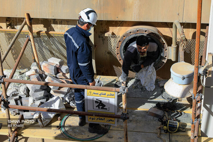 تعمیرات اساسی پالایشگاه گاز ایلام