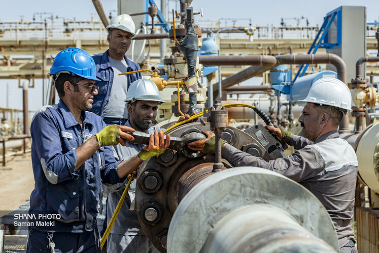 تلاش بی‌وقفه کارکنان میدان گازی خانگیران 