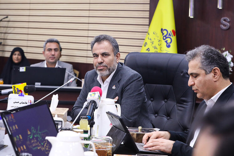 نشست خبری غلامعباس حسینی، مدیرعامل مجتمع گاز پارس جنوبی