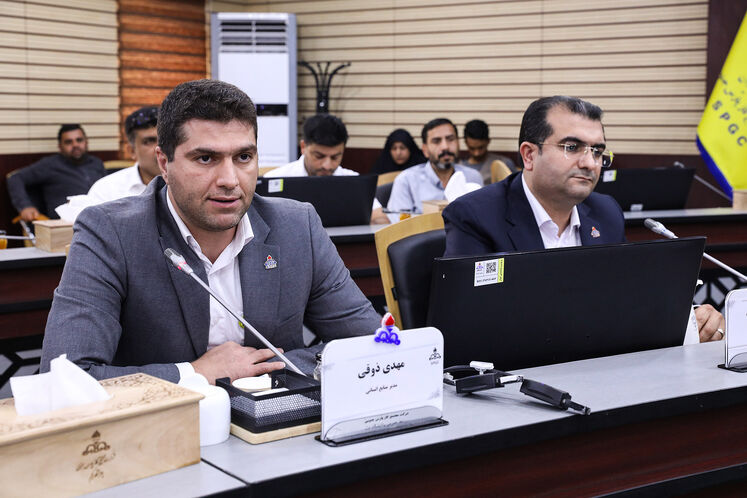 نشست خبری غلامعباس حسینی، مدیرعامل مجتمع گاز پارس جنوبی