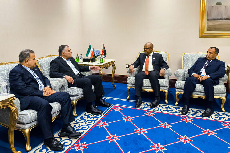 دیدار محسن پاک‌نژاد، وزیر نفت با خلیفه رجب عبدالصادق، وزیر نفت و گاز لیبی و رئیس بیست‌وهفتمین اجلاس وزارتی کشورهای صادرکننده گاز