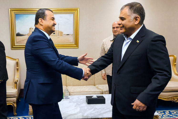 دیدار محسن پاک‌نژاد، وزیر نفت با محمد عرقاب، وزیر انرژی و معادن الجزایر
