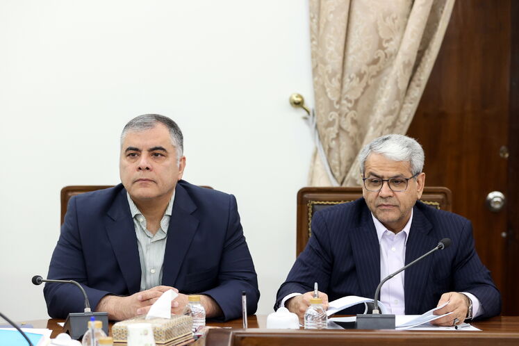سید کامل تقوینژاد، دبیر هیئت دولت و محسن پاکنژاد، وزیر نفت