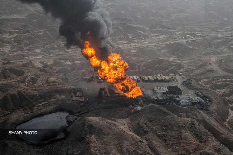 مهار فوران چاه ۱۴۷ رگ سفید