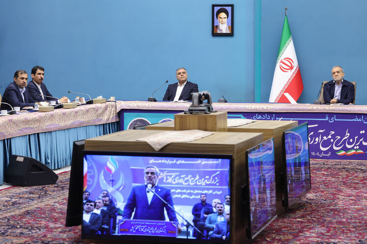 امضای قراردادهای جمع‌آوری گازهای مشعل