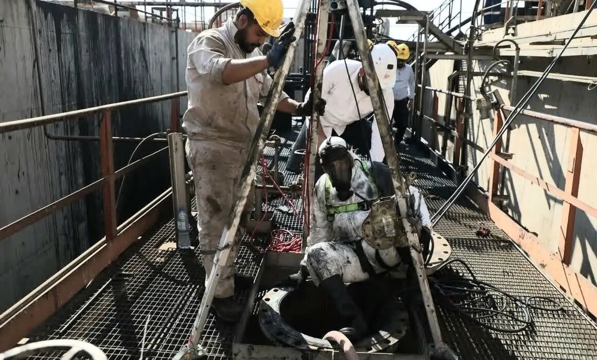 تعمیرات اساسی یک تجهیز حیاتی در غرب کارون