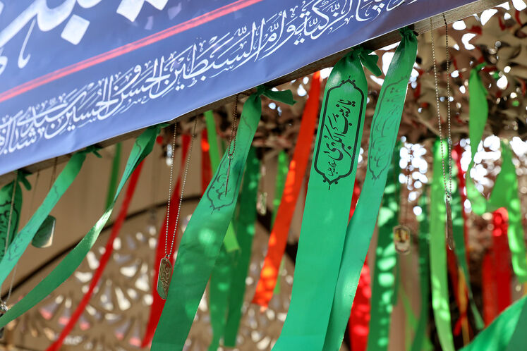 آیین سوگواری شهادت حضرت فاطمه الزهرا(س) در مقبره الشهدای گمنام وزارت نفت