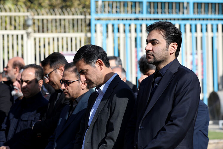 آیین سوگواری شهادت حضرت فاطمه الزهرا(س) در مقبره الشهدای گمنام وزارت نفت