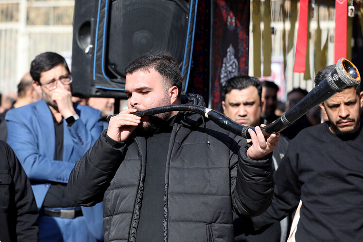 آیین سوگواری شهادت حضرت فاطمه الزهرا(س) در مقبره الشهدای گمنام وزارت نفت