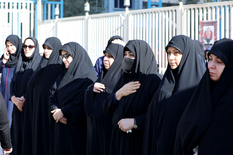 آیین سوگواری شهادت حضرت فاطمه الزهرا(س) در مقبره الشهدای گمنام وزارت نفت