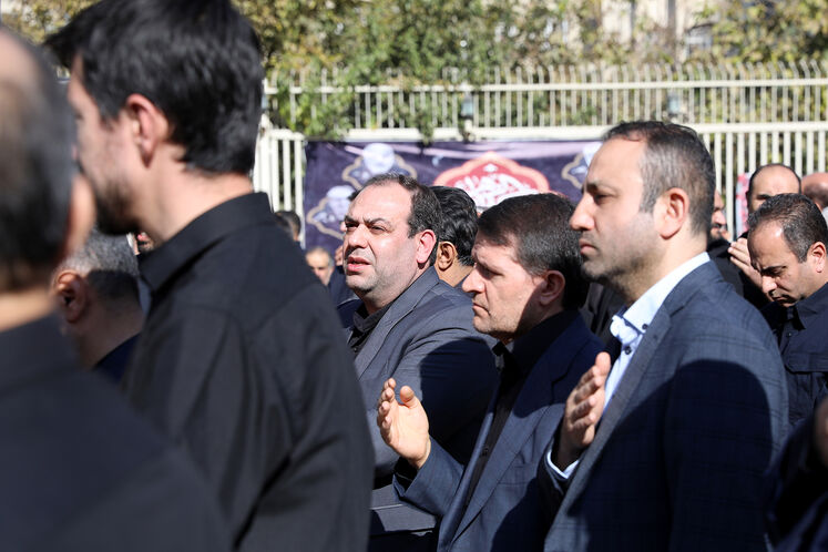 آیین سوگواری شهادت حضرت فاطمه الزهرا(س) در مقبره الشهدای گمنام وزارت نفت