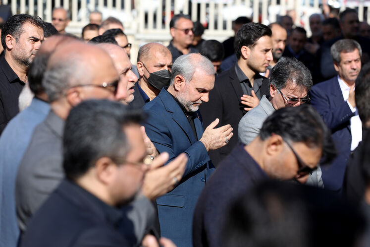 آیین سوگواری شهادت حضرت فاطمه الزهرا(س) در مقبره الشهدای گمنام وزارت نفت