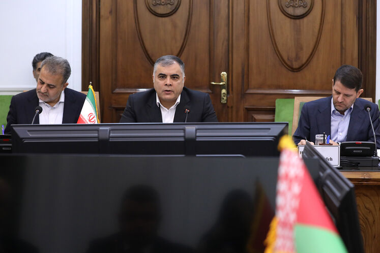 دیدار محسن پاک‌نژاد، وزیر نفت با آندری کوزنیتسوف، وزیر صنایع بلاروس