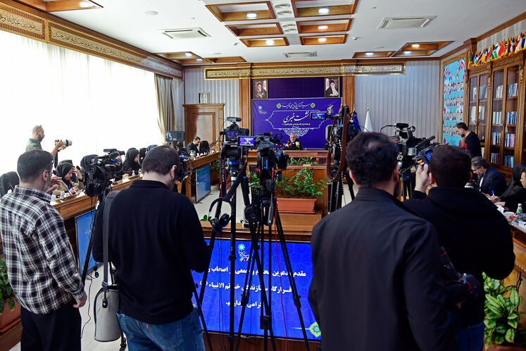 نشست خبری عبدالرضا عابد، فرمانده قرارگاه سازندگی خاتم‌الانبیا (ص)