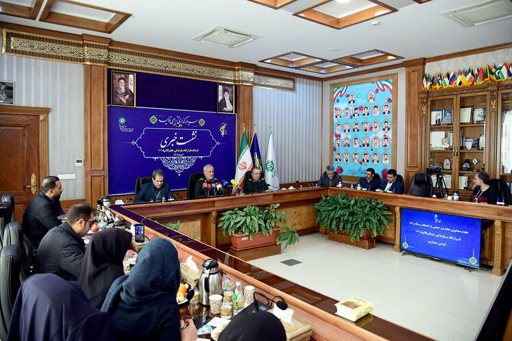 نشست خبری عبدالرضا عابد، فرمانده قرارگاه سازندگی خاتم‌الانبیا (ص)