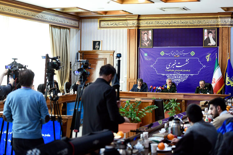 نشست خبری عبدالرضا عابد، فرمانده قرارگاه سازندگی خاتم‌الانبیا (ص)