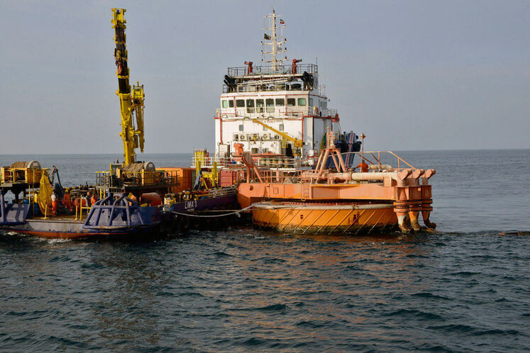 عملیات بازیابی، تعویض و نصب مجدد قطعات رشته شلنگ بیرونی (OUTER HOSE STRING) پایانه صادراتی SBM