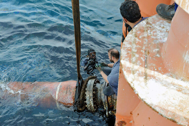 عملیات بازیابی، تعویض و نصب مجدد قطعات رشته شلنگ بیرونی (OUTER HOSE STRING) پایانه صادراتی SBM