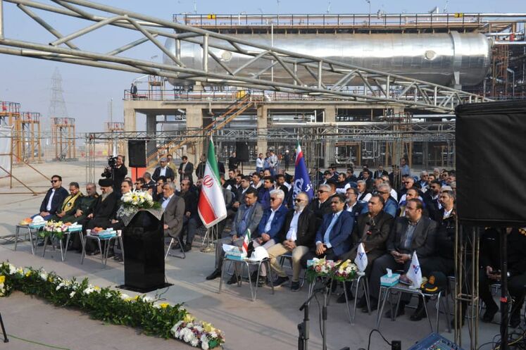 افتتاح دومین ردیف واحد فرآورش مرکزی میدان آزادگان جنوبی