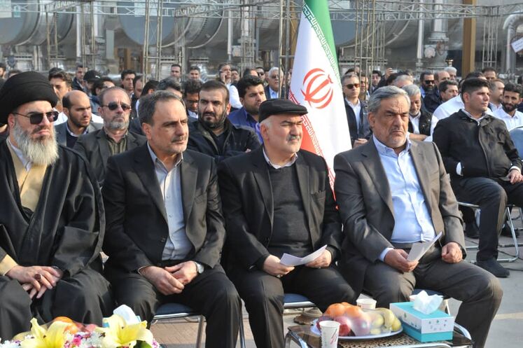 افتتاح دومین ردیف واحد فرآورش مرکزی میدان آزادگان جنوبی