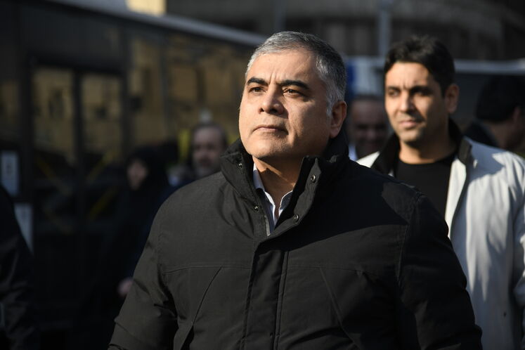 حضور محسن پاک‌نژاد، وزیر نفت در راهپیمایی همبستگی و تکریم صلح و دوستی