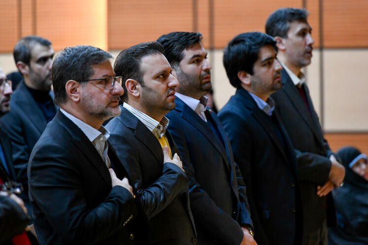 از چپ: مجید امیدی شهرکی، دبیر هیئت مرکزی گزینش وزارت نفت و محمدشهاب جلیلوند، دبیر هیئت عالی گزینش کشور 