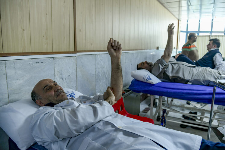 اهدای خون از سوی کارکنان صنعت نفت