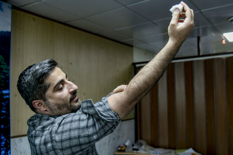 اهدای خون از سوی کارکنان صنعت نفت