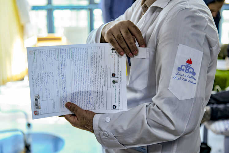 اهدای خون از سوی کارکنان صنعت نفت