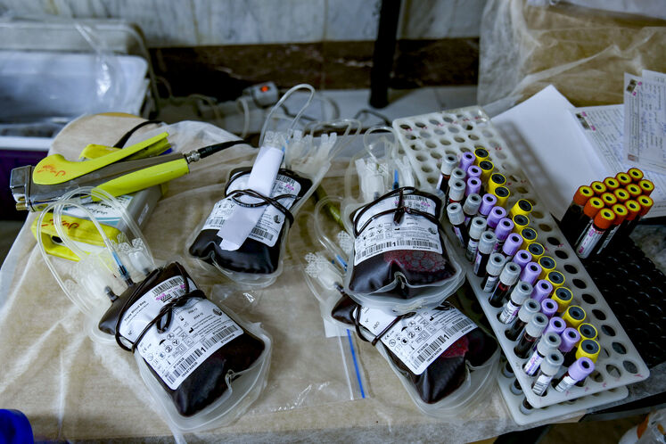 اهدای خون از سوی کارکنان صنعت نفت