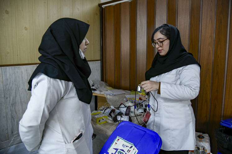 اهدای خون از سوی کارکنان صنعت نفت