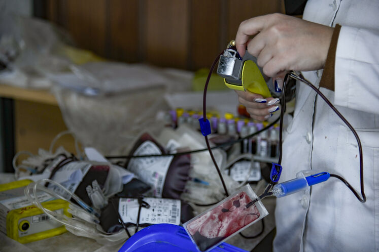 اهدای خون از سوی کارکنان صنعت نفت