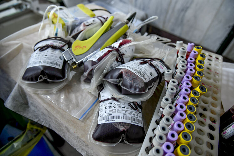 اهدای خون از سوی کارکنان صنعت نفت