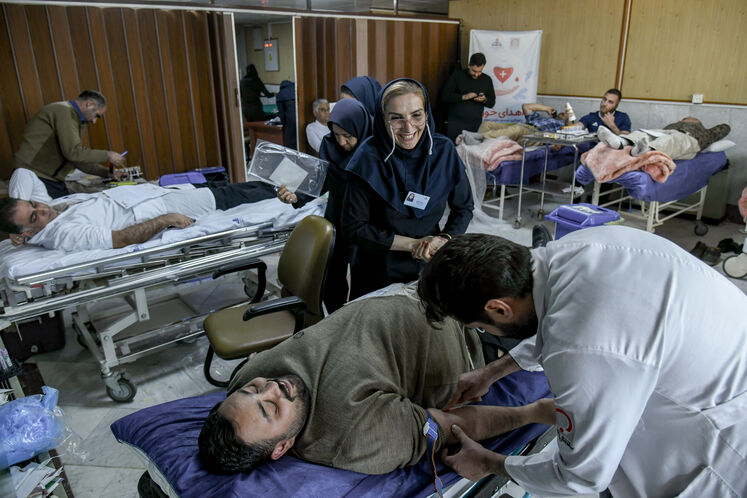 اهدای خون از سوی کارکنان صنعت نفت