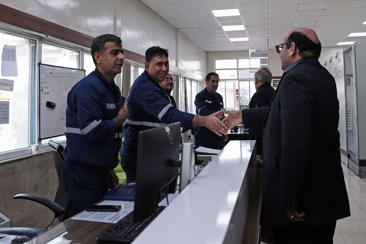 بازدید از ایستگاه تقویت فشار گاز شماره ۱ گچساران