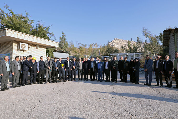 بازدید از ایستگاه تقویت فشار گاز شماره ۱ گچساران