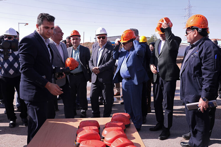 بازدید نمایندگان دستگاه‌های اجرایی از ایستگاه تقویت فشار رگ سفید ۱