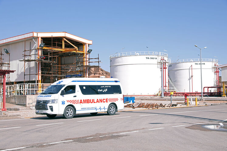 بازدید نمایندگان دستگاه‌های اجرایی از ایستگاه تقویت فشار رگ سفید ۱