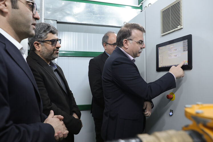 آیین بهره‌برداری رسمی پروژه ملی میکروتوربین گازی تولید بار اول