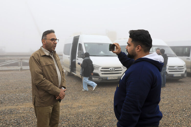 بازدید اصحاب رسانه از طرح توسعه میدان گازی توس