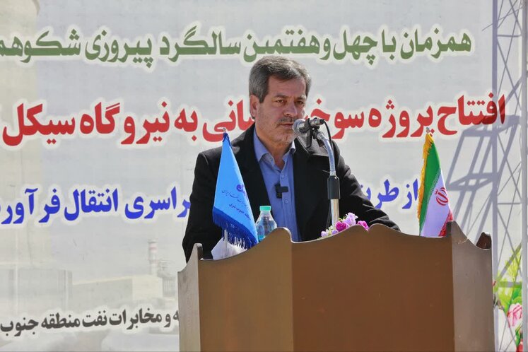 اتصال نیروگاه تابان به شبکه خطوط لوله فرآورده‌های نفتی